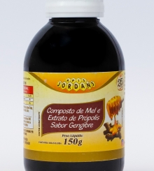 COMPOSTO DE MEL E EXTRATO DE PRÓPOLIS SABOR GENGIBRE 150G COMPOSTO DE MEL E EXTRATO DE PRÓPOLIS SABOR GENGIBRE 150G